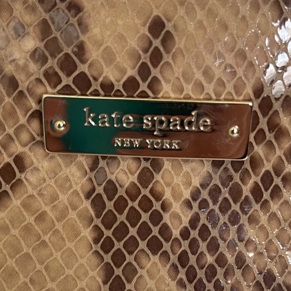 KATE SPADE Snake Print Pattern Shoulder Tote Bag NWOT - Picture 15 of 16